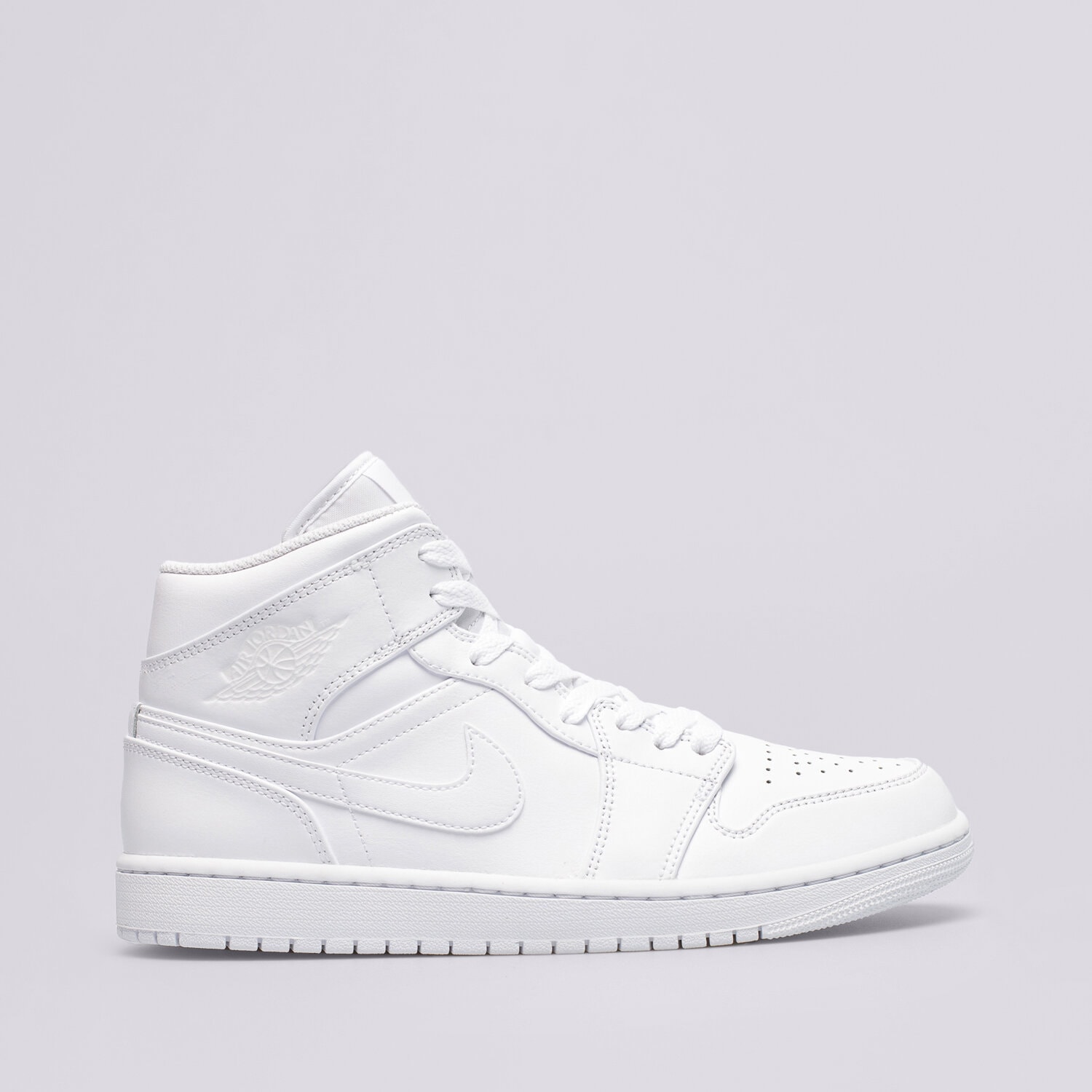 Buty sneakersy męskie AIR JORDAN 1 MID  554724-136 BIAŁY