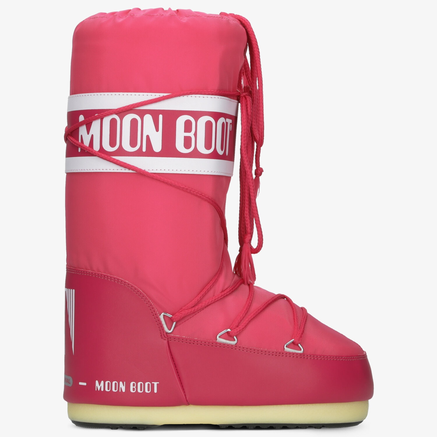Buty zimowe damskie MOON BOOT NYLON 14004400062 RÓŻOWY