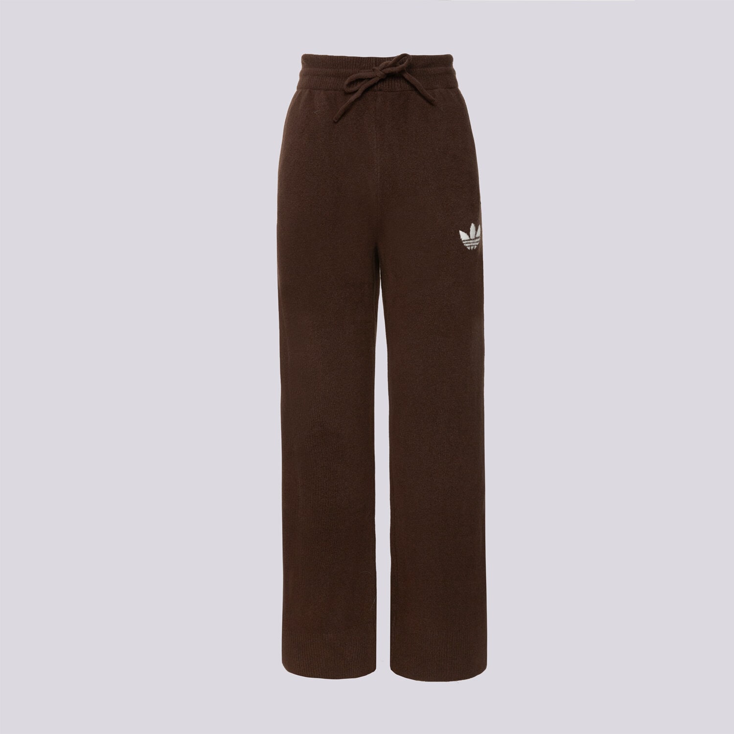 Spodnie sportowe damskie ADIDAS SPODNIE ESS KNIT PANT IA4437 BRĄZOWY