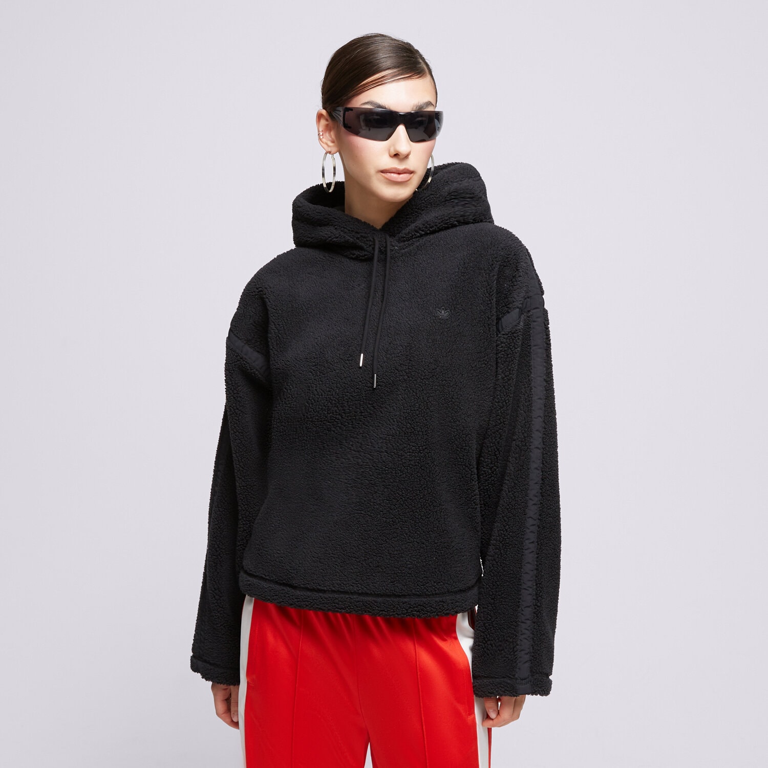 Bluza damska ADIDAS BLUZA Z KAPTUREM HOODIE II8040 CZARNY
