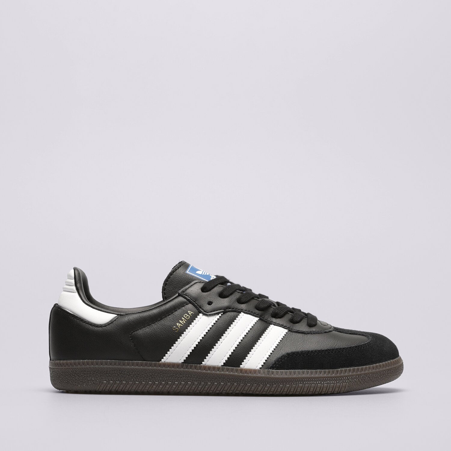 Buty sneakersy męskie ADIDAS SAMBA OG B75807 CZARNY