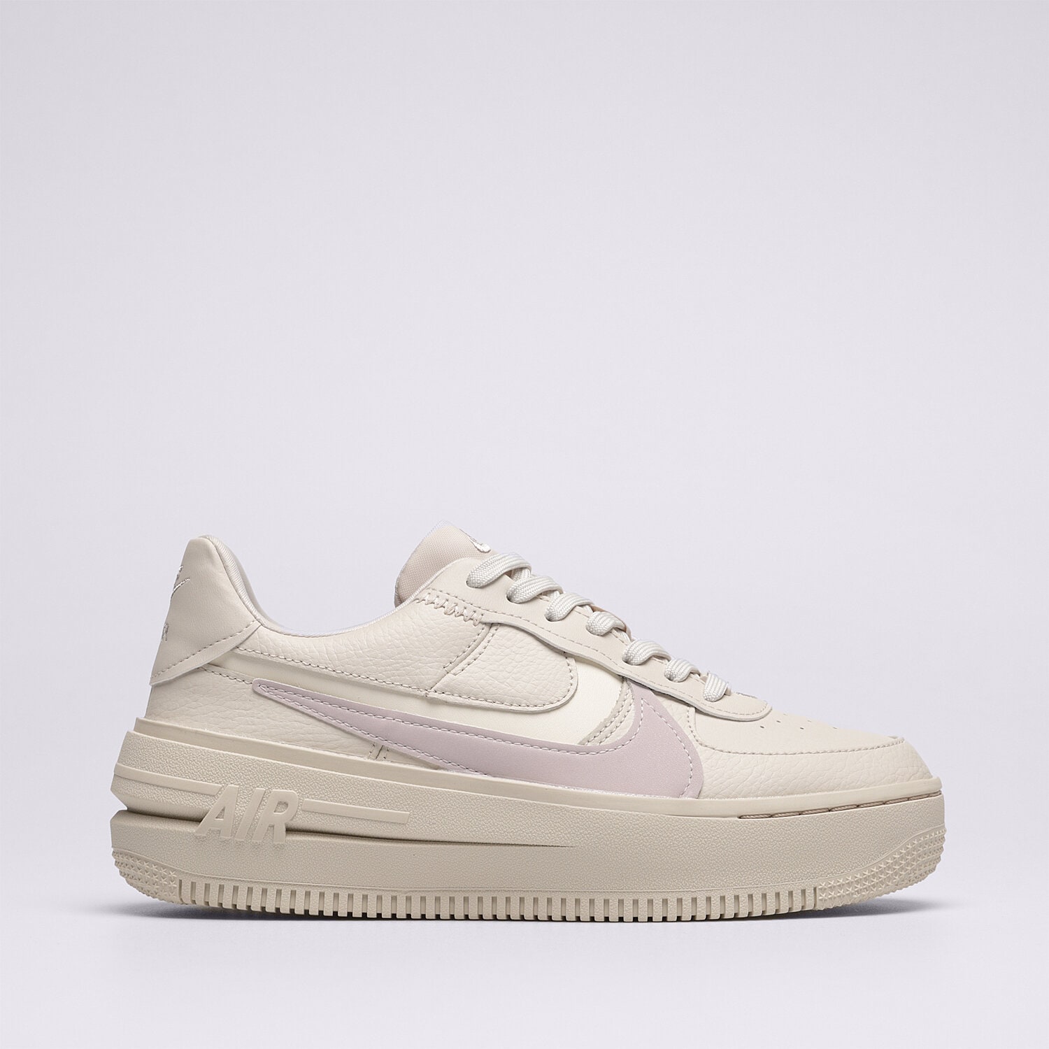 Buty sneakersy damskie NIKE AIR FORCE 1 PLT.AF.ORM DJ9946-108 BEŻOWY