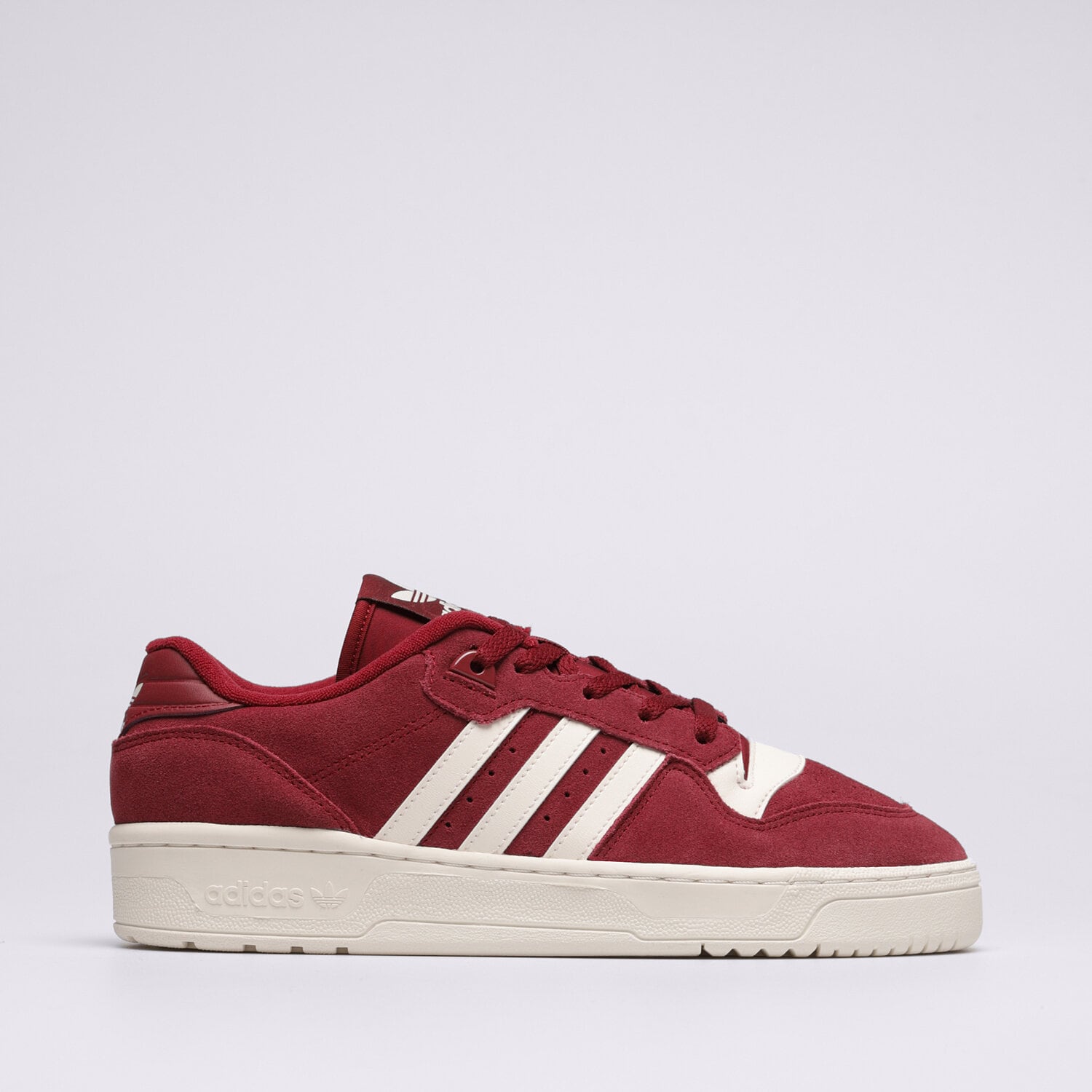 Buty sneakersy męskie ADIDAS RIVALRY LOW IE7208 BORDOWY