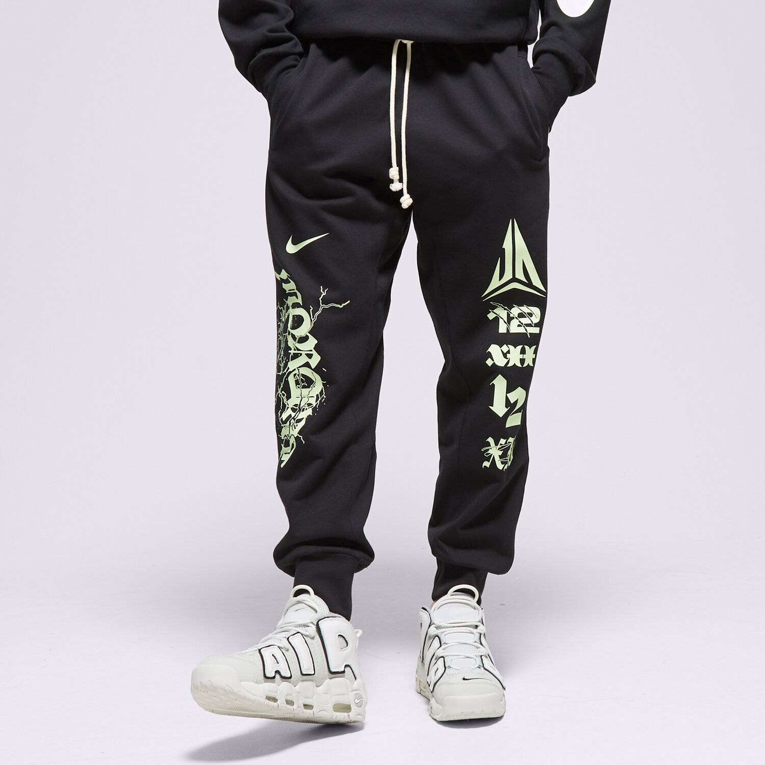Spodnie sportowe męskie NIKE SPODNIE JA M NK DF STD ISS JGGR NBA FN2994-010 CZARNY