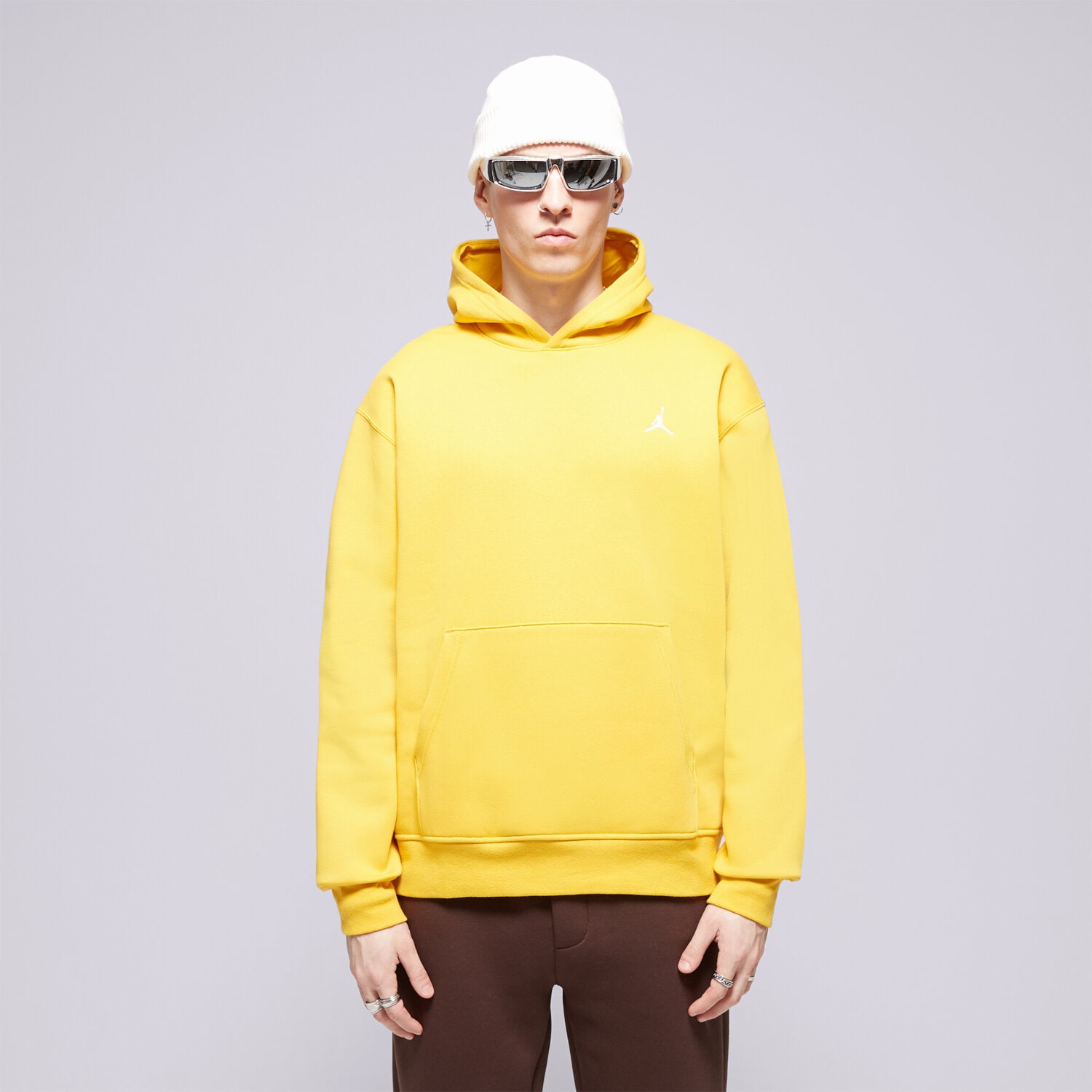 Bluza męska JORDAN BLUZA Z KAPTUREM M J FLT MVP FLC PO 2 FJ7774-752 ŻÓŁTY