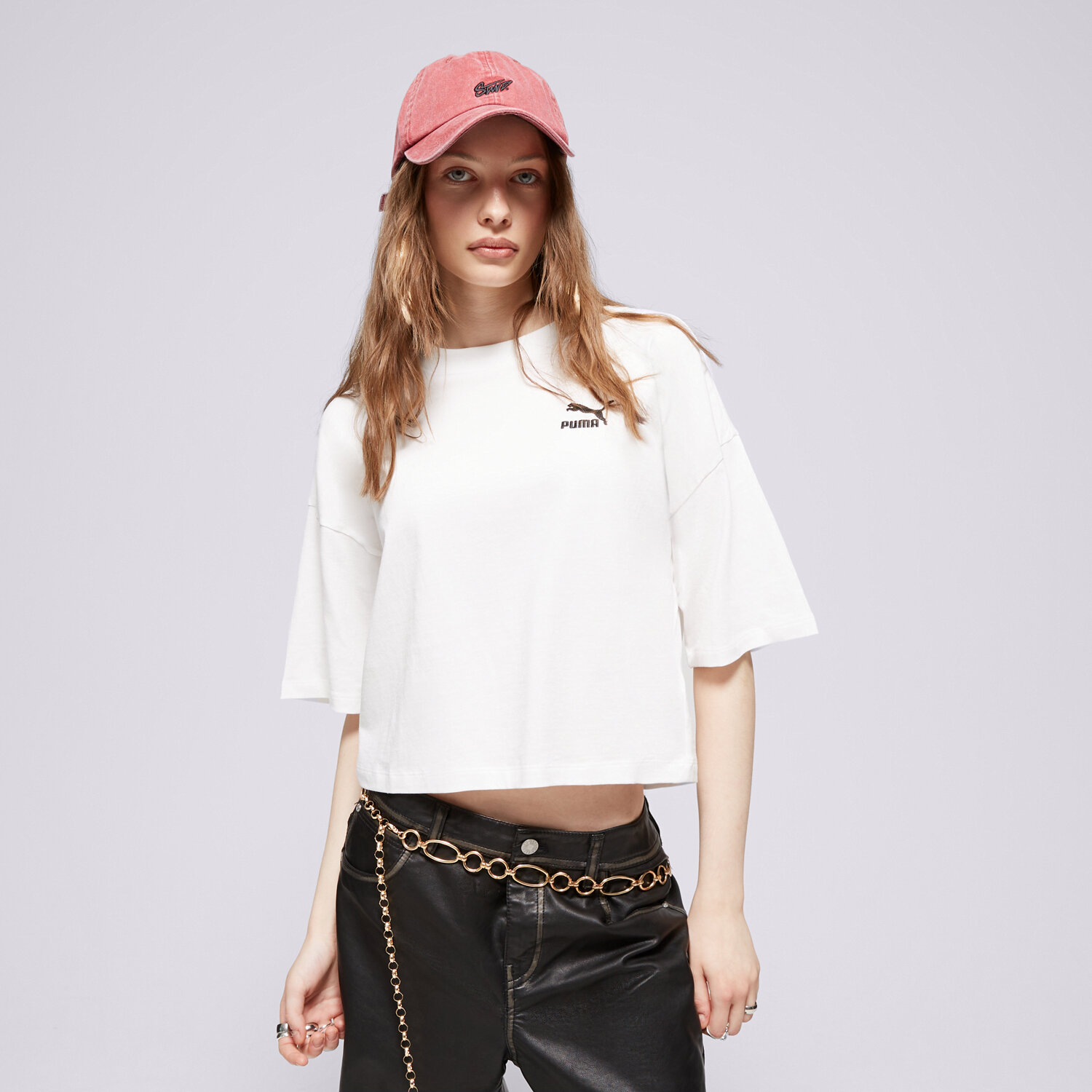 Koszulka, t-shirt damski PUMA T-SHIRT BETTER CLASSICS OVERSIZED 62422602 BIAŁY