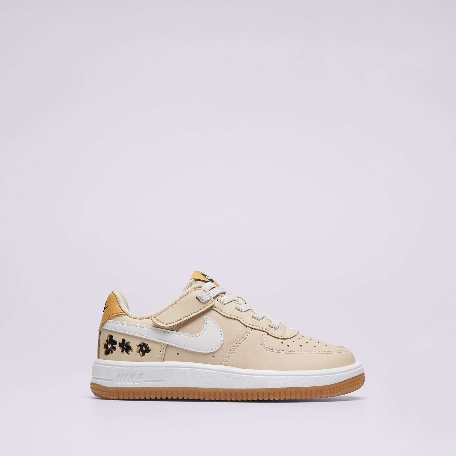 Buty sneakersy dla dzieci NIKE FORCE 1 LOW EASYON FZ1602-100 BEŻOWY