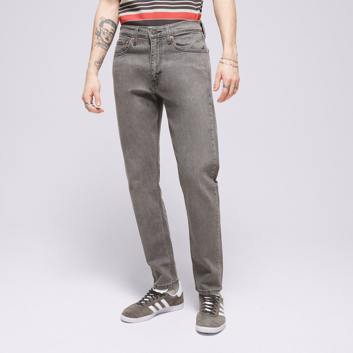 Spodnie sportowe męskie LEVI'S SPODNIE 515 SLIM FIT STRAIGHT BLACKS A7222-0007 CZARNY