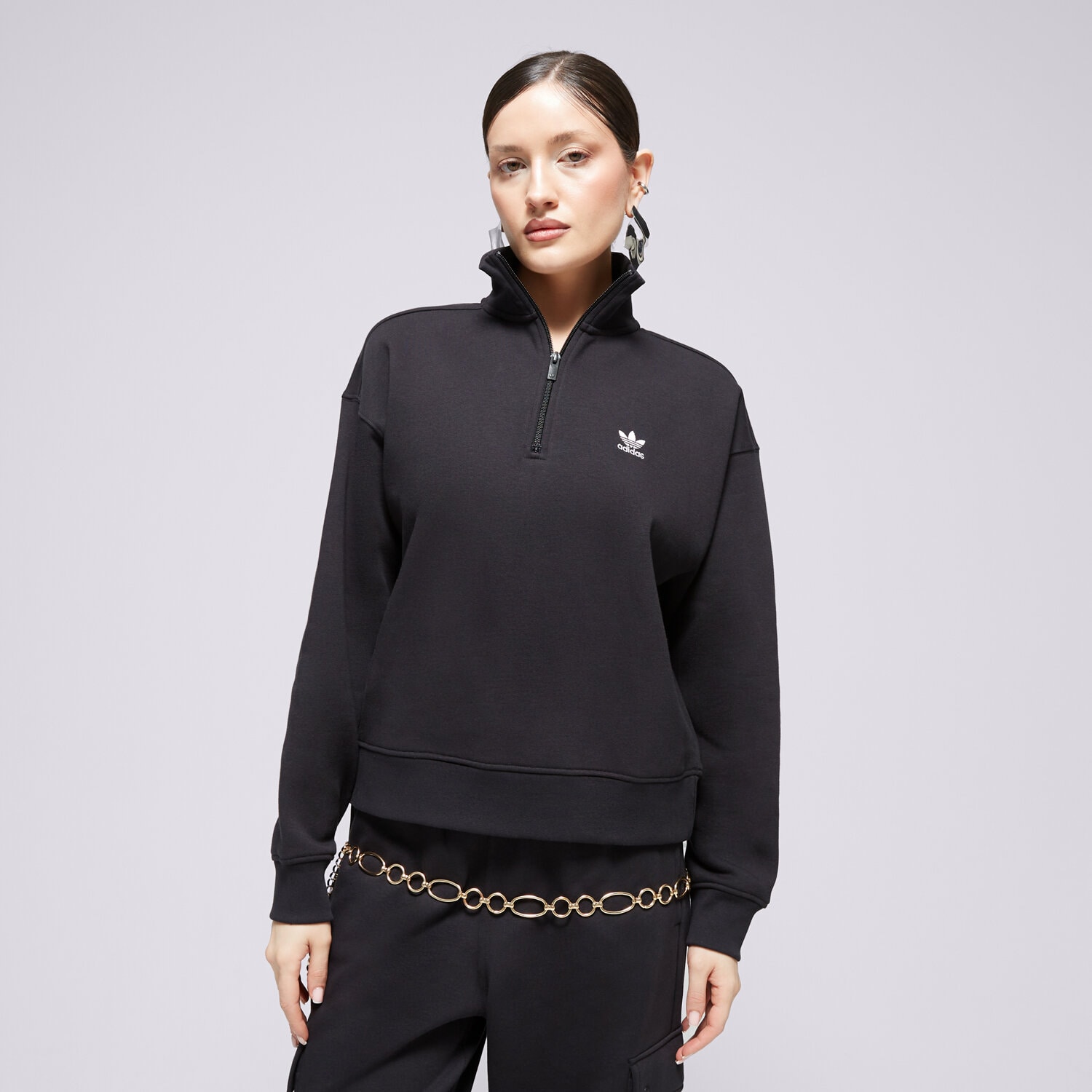 Bluza damska ADIDAS BLUZA HZ SWEATSHIRT IU2711 CZARNY