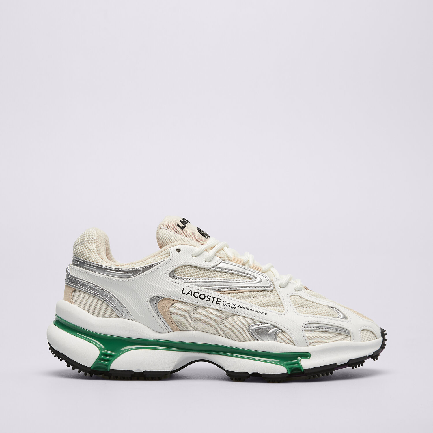 Buty sneakersy męskie LACOSTE L003 747SMA0013082 BEŻOWY