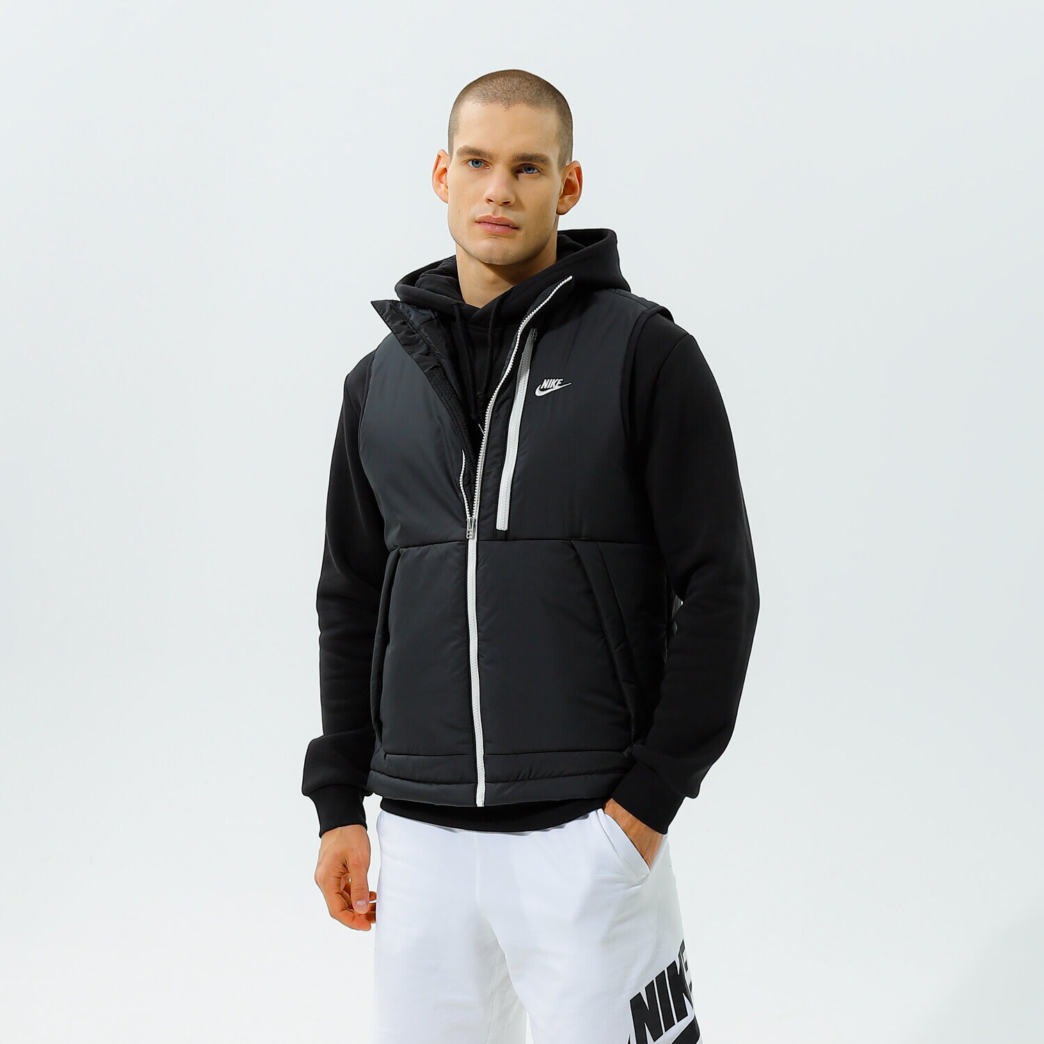 Bezrękawniki męskie sportowe NIKE LEGACY THERMA FIT GILET DD6869-010 CZARNY