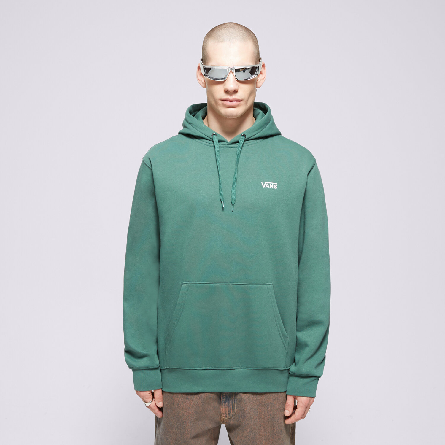 Bluza męska VANS BLUZA Z KAPTUREM CORE BASIC VN0A7YDVBDX1 ZIELONY