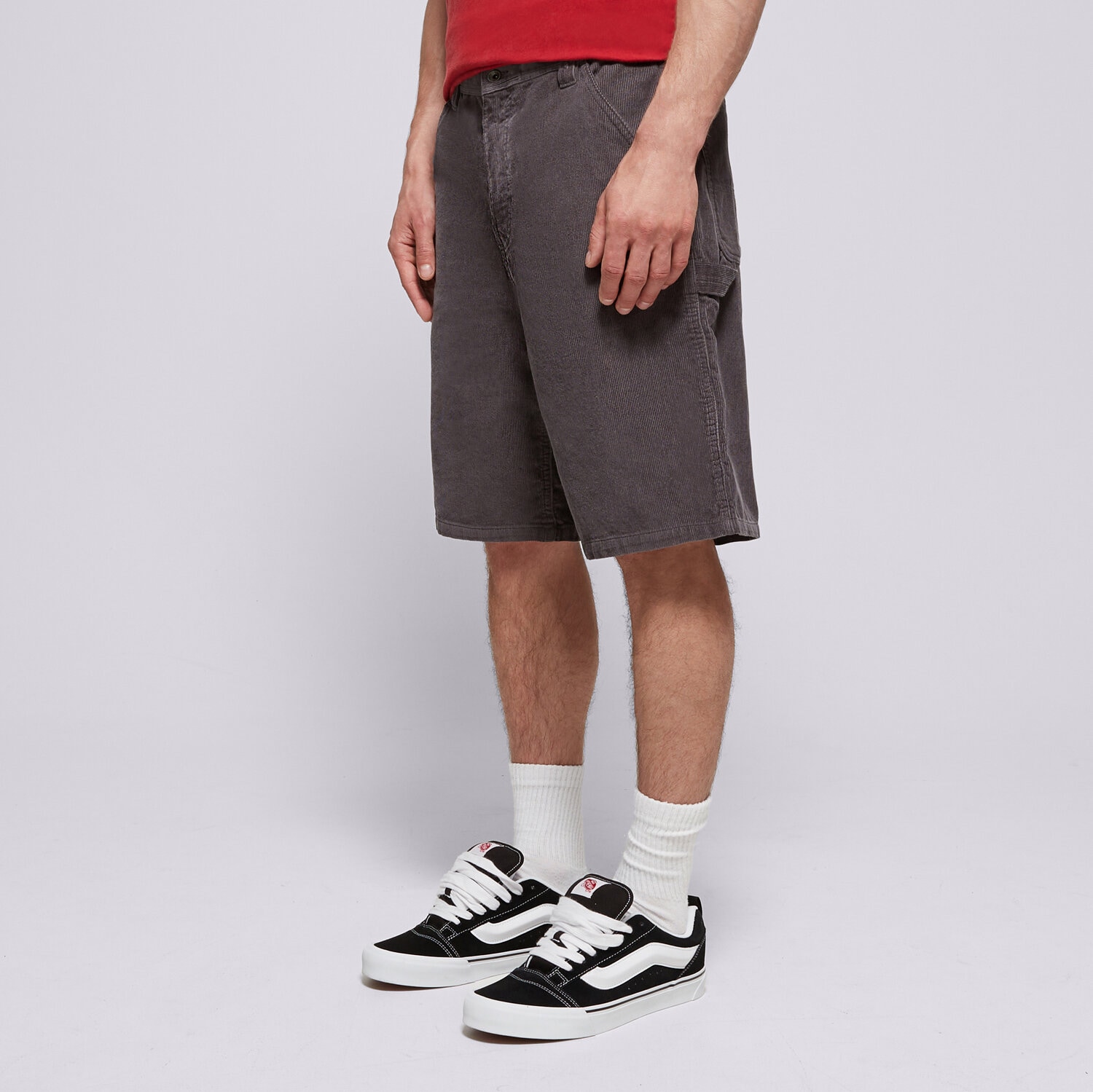 Krótkie spodenki, szorty męskie VANS SZORTY DRILL CHORE LOOSE CARPENTER VN000G6X1O71 CZARNY