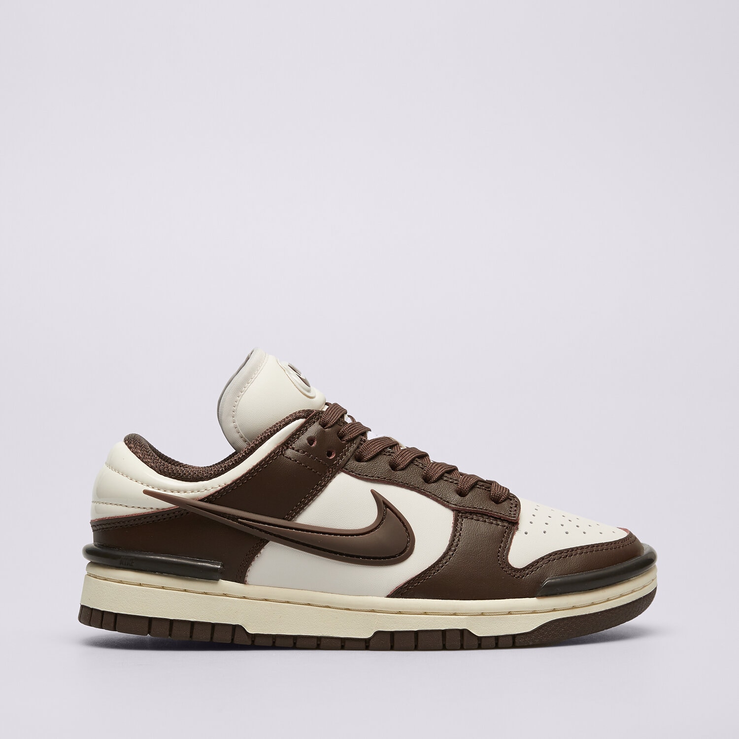 Buty sneakersy damskie NIKE DUNK LOW TWIST  DZ2794-003 BEŻOWY