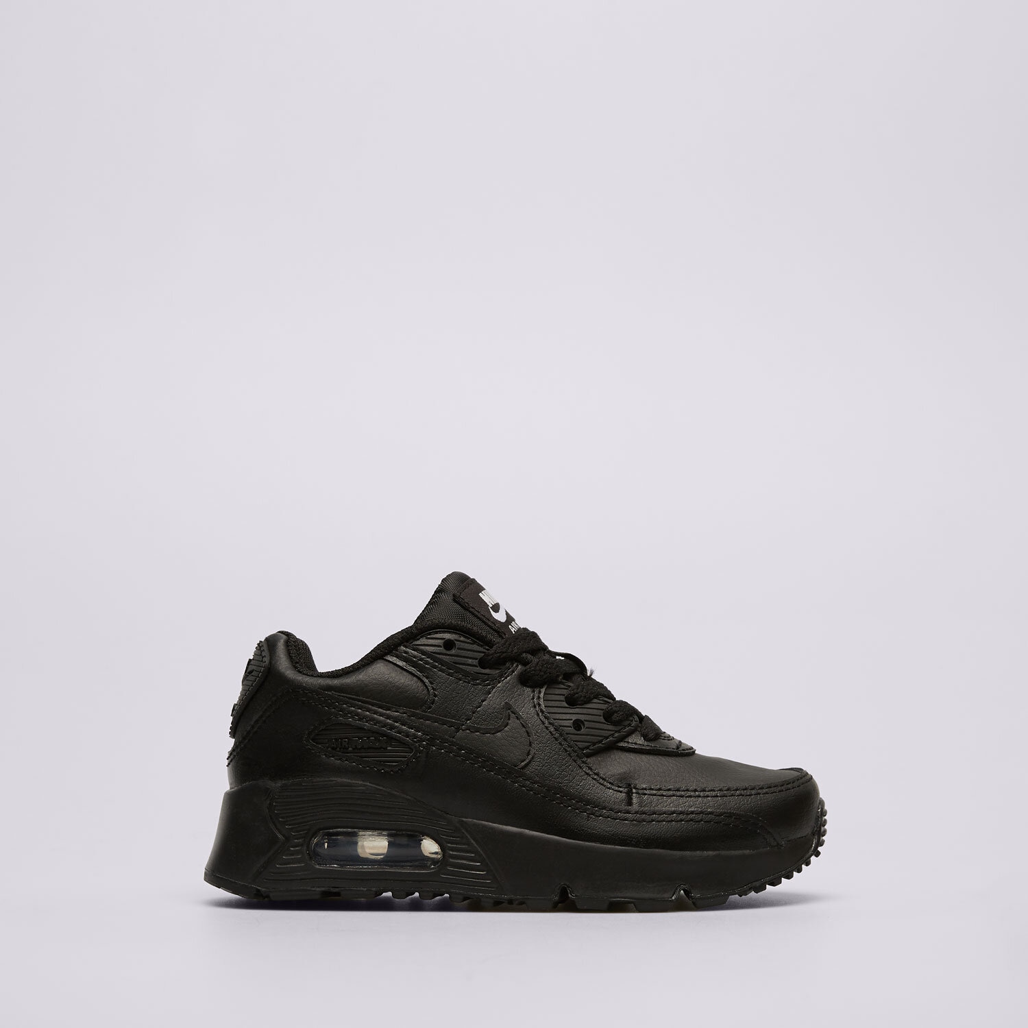 Buty sneakersy dla dzieci NIKE AIR MAX 90 LEATHER CD6867-001 CZARNY