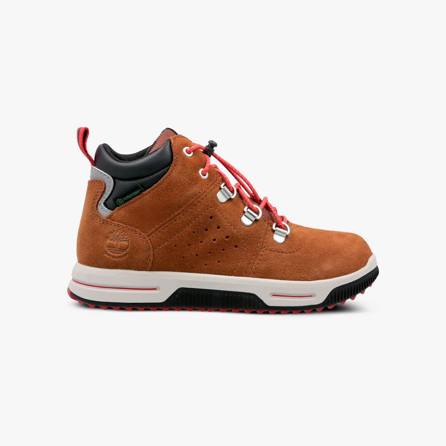 Buty zimowe, trekkingowe, outdoor dla dzieci TIMBERLAND CITY STOMPER MID WP A1QJ5 BRĄZOWY