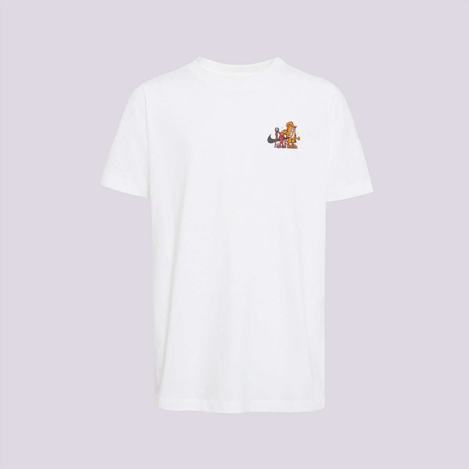 Koszulka, t-shirt dla dzieci NIKE T-SHIRT K NSW TEE BOXY 2 HO26 BOY IO2179-100 BIAŁY