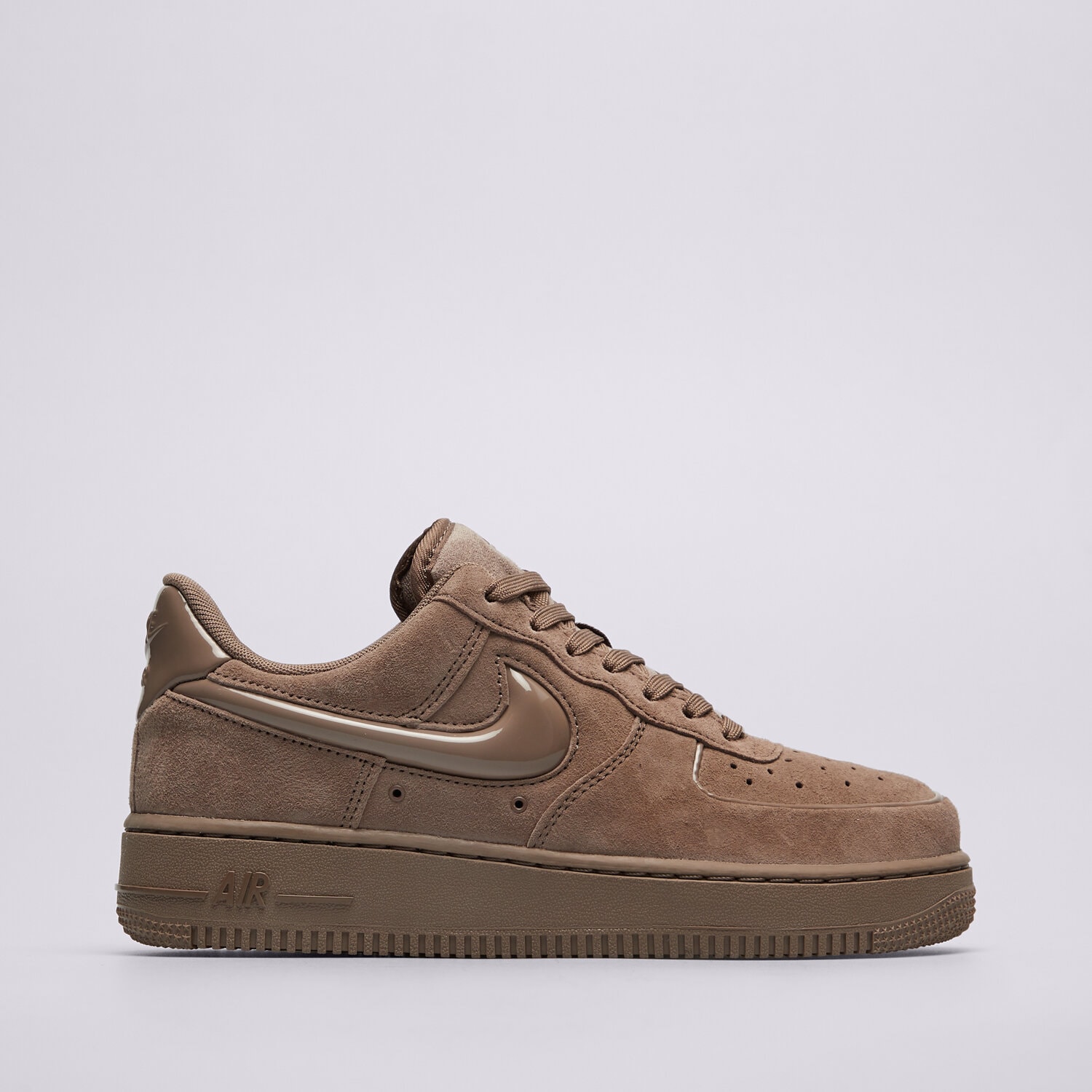 Buty sneakersy damskie NIKE W AIR FORCE 1 '07 TREND RM HV4406-200 BRĄZOWY