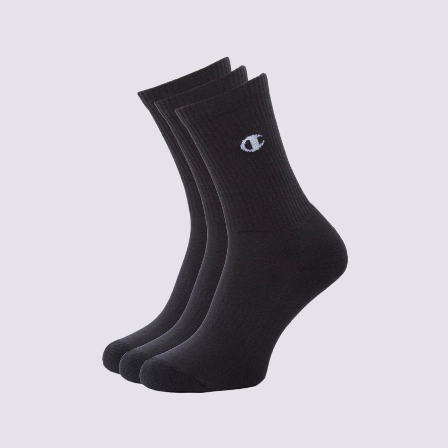 Skarpetki sportowe damskie CHAMPION SKARPETY SOCKET 3PACK  805343KK001 CZARNY