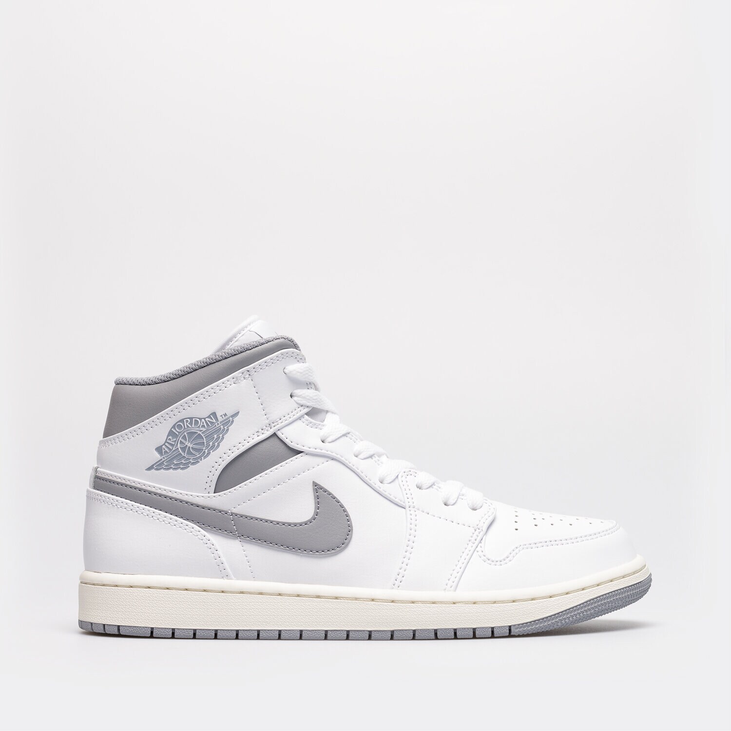 Buty sneakersy męskie AIR JORDAN 1 MID  554724-135 BIAŁY