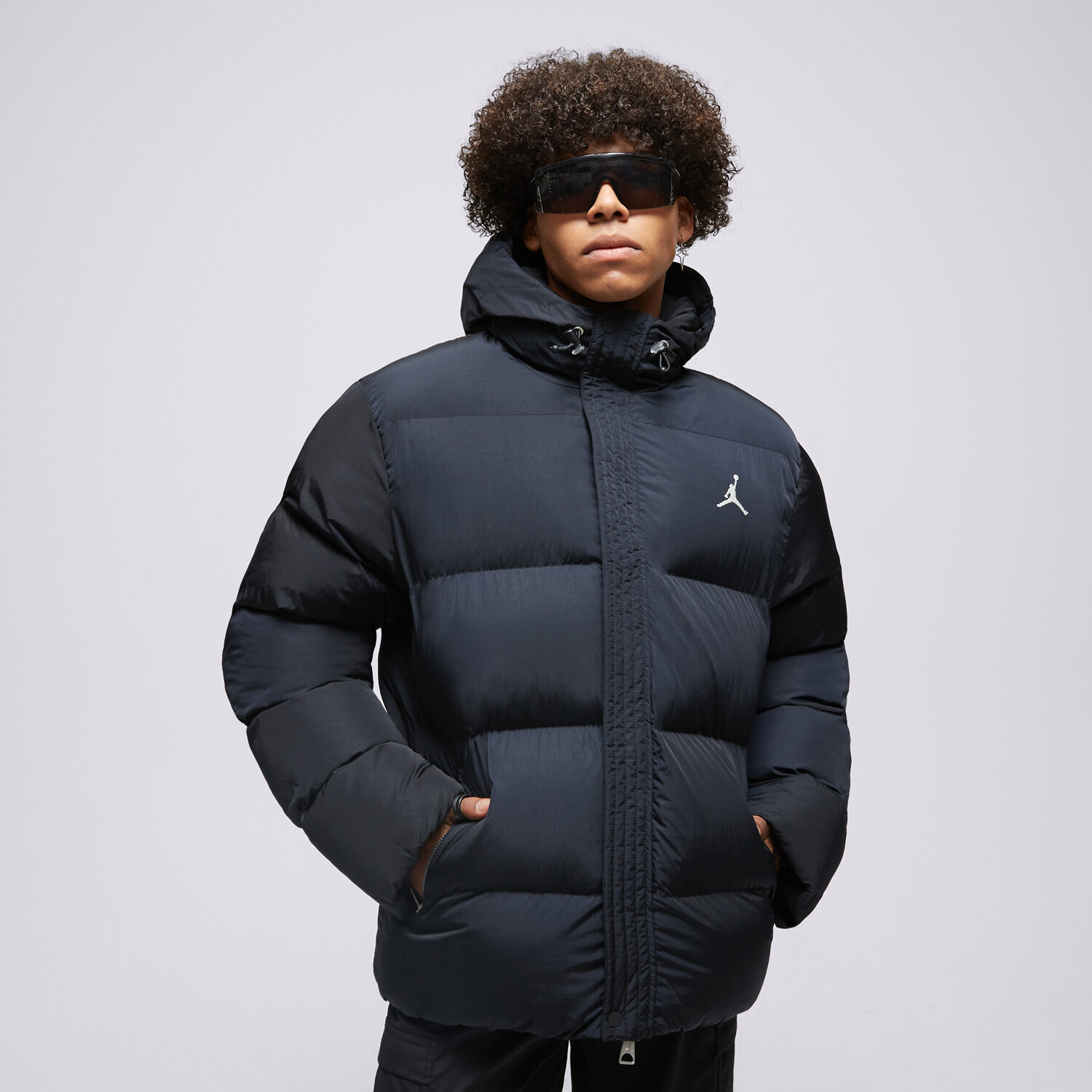 Kurtka zimowa męska JORDAN KURTKA ZIMOWA M J ECO PUFFER FB7311-010 CZARNY
