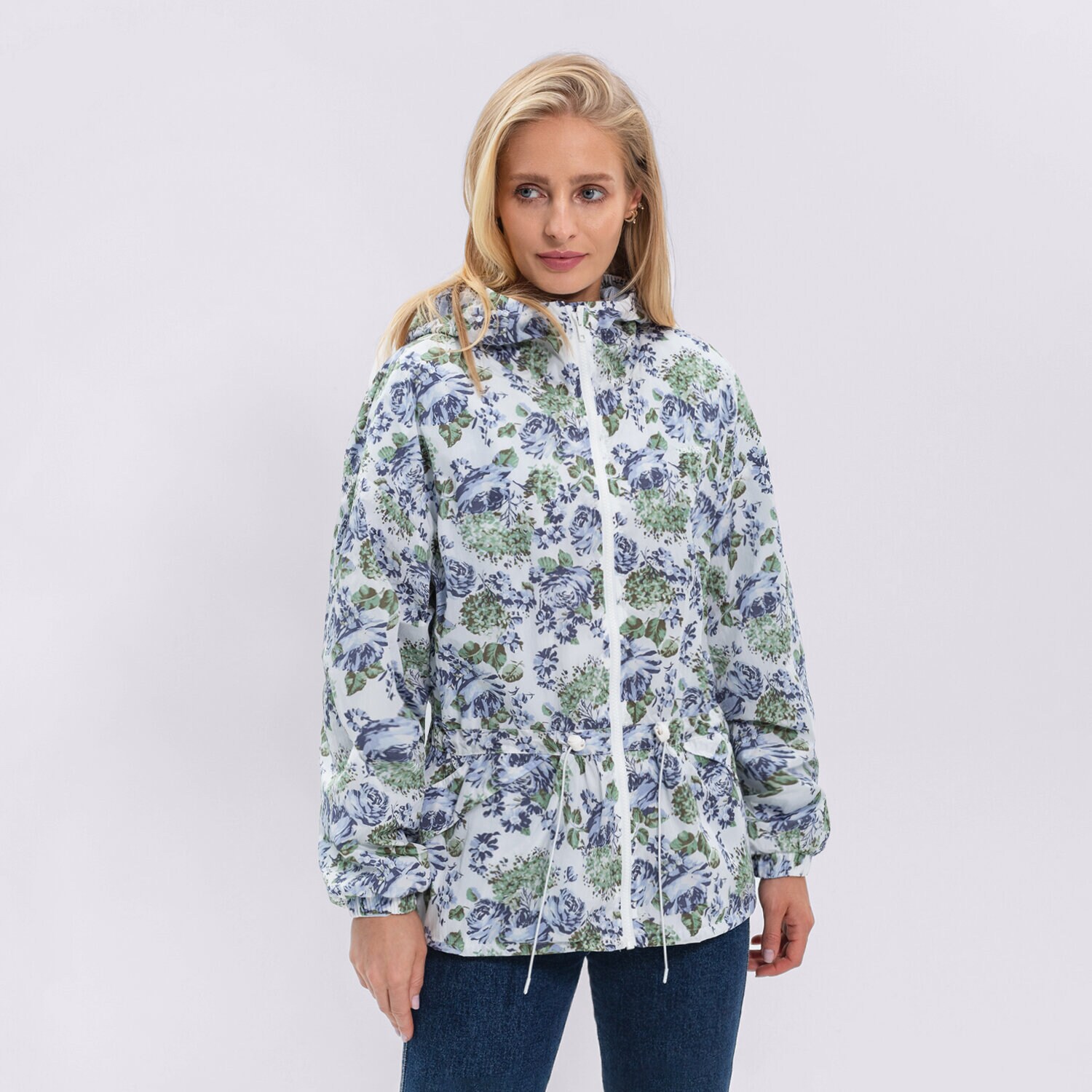 Kurtka zimowa damska LEVI'S KURTKA ZIMOWA MAVIS TRAPEZE WINDBRKER A0667-0000 MULTICOLOR
