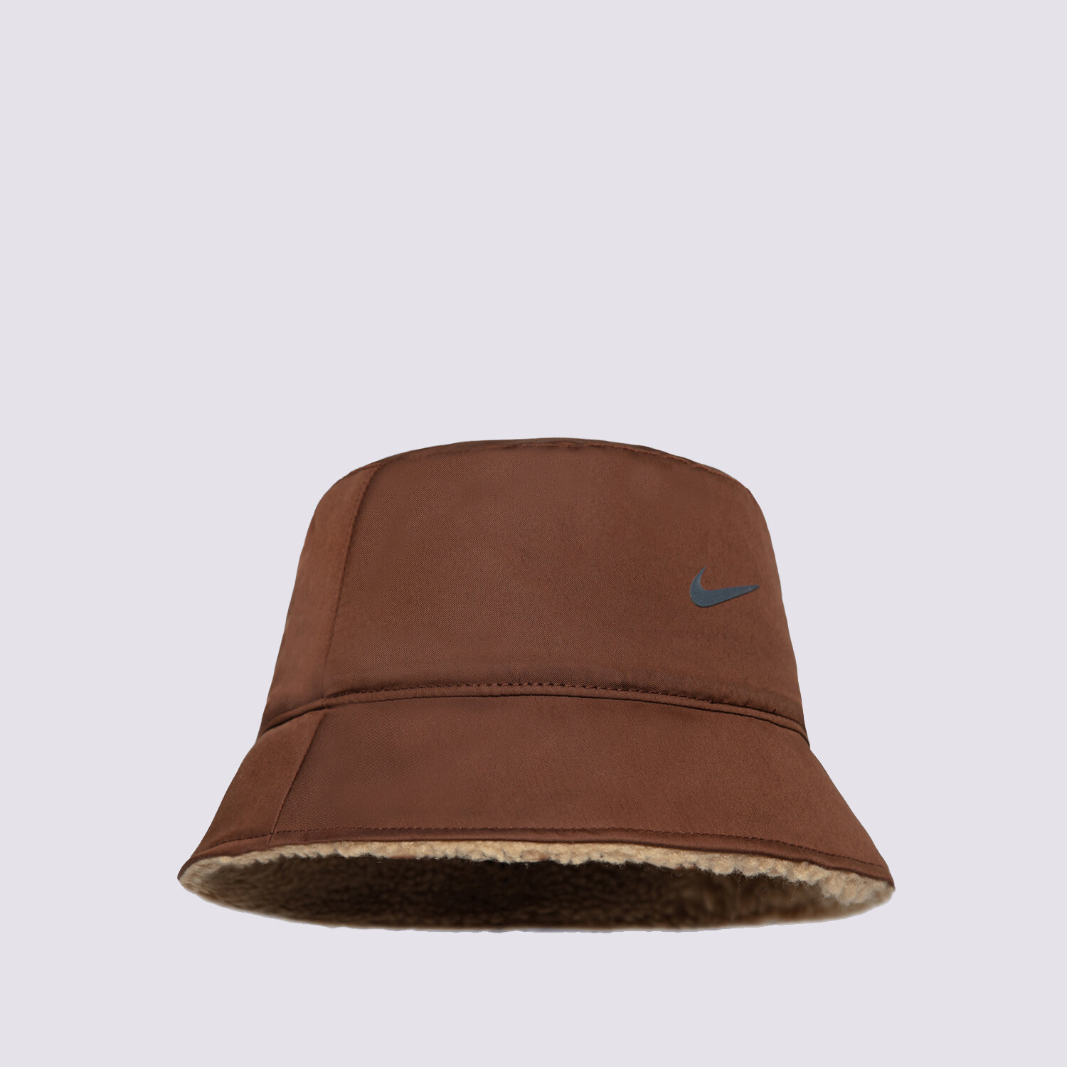 NIKE KAPELUSZ U NSW BUCKET SHERPA REV DV3165-258 BRĄZOWY