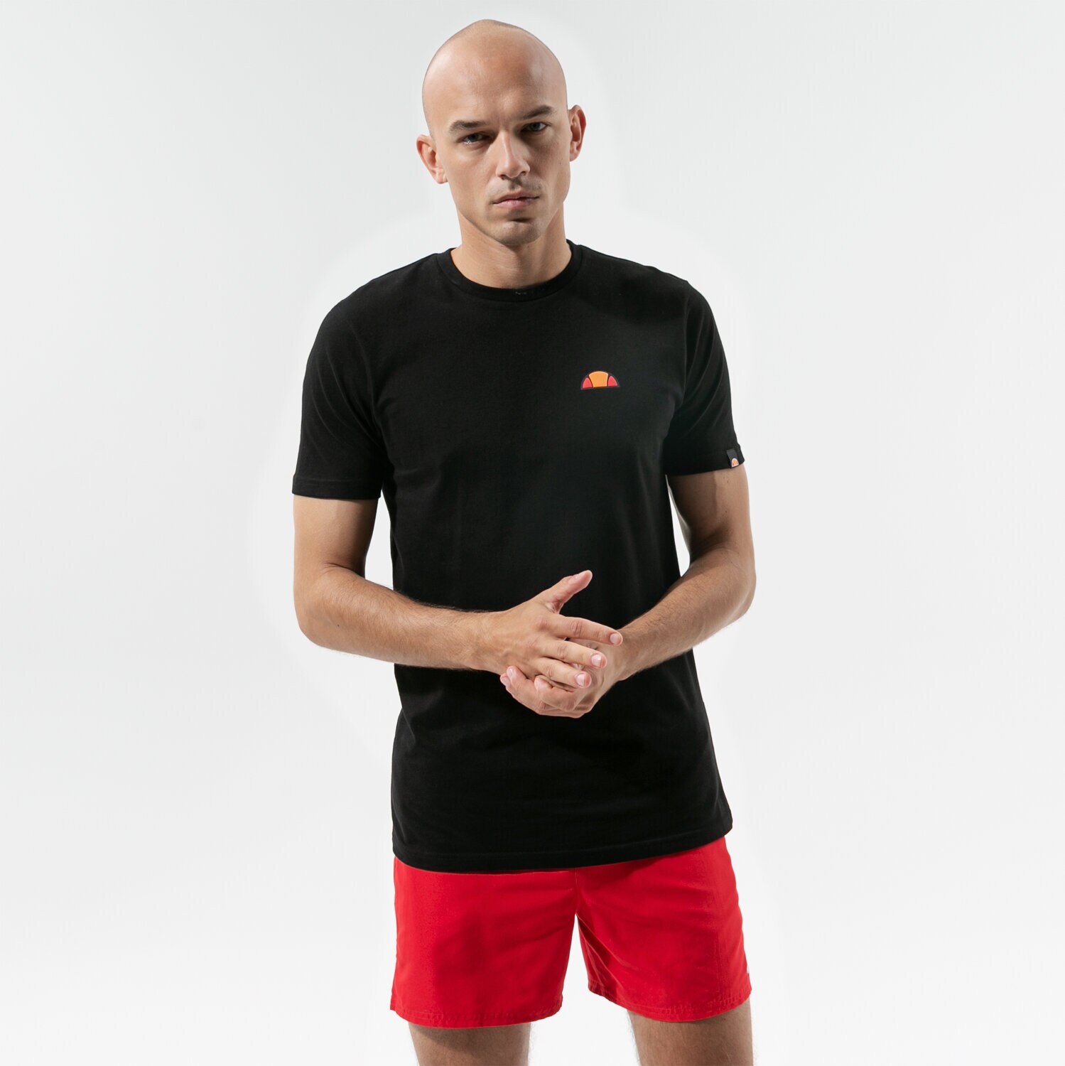 Koszulka, t-shirt sportowy męski ELLESSE T-SHIRT KONELLA BLK BLK SMG13512011 CZARNY