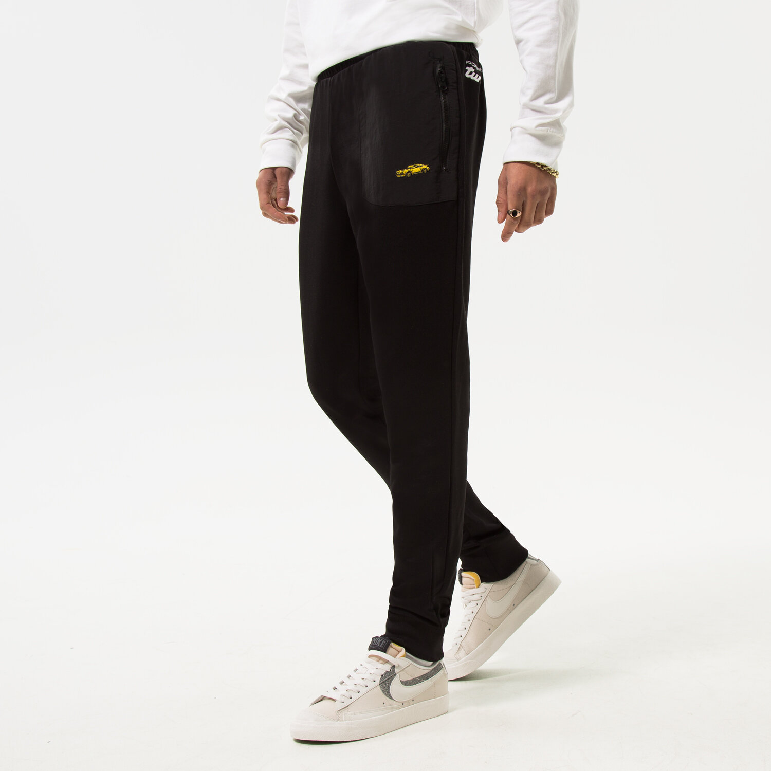 Spodnie sportowe męskie PUMA SPODNIE PUMA PL SWEAT PANTS 534828-01 CZARNY