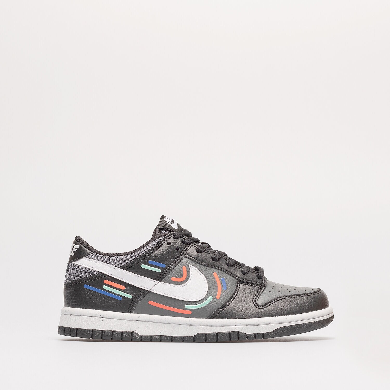 Buty sneakersy dla dzieci NIKE DUNK LOW GS NN FB8022-001 CZARNY