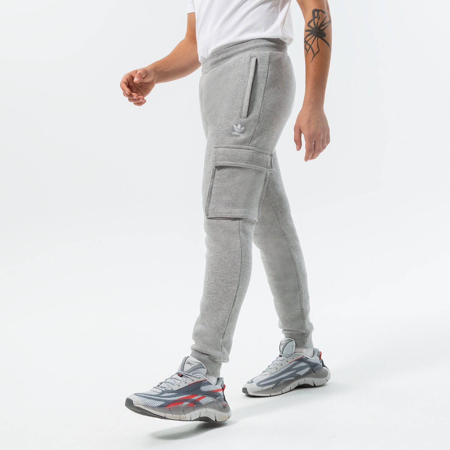 Spodnie sportowe męskie ADIDAS SPODNIE ESSENTIALS C P HK0184 SZARY