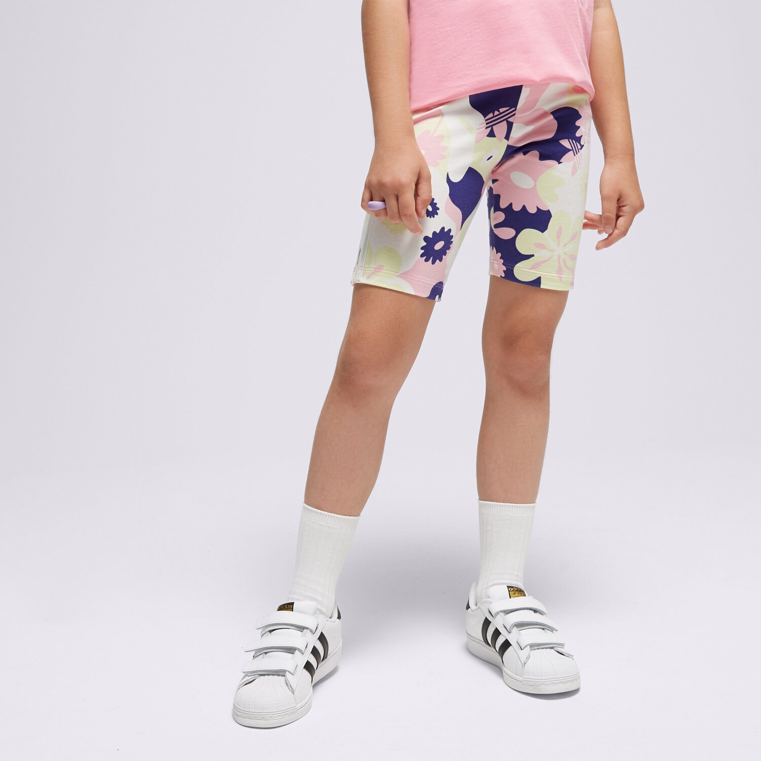 Sportowe spodnie dziecięce ADIDAS LEGGINGS HF2110 HF2110 MULTICOLOR