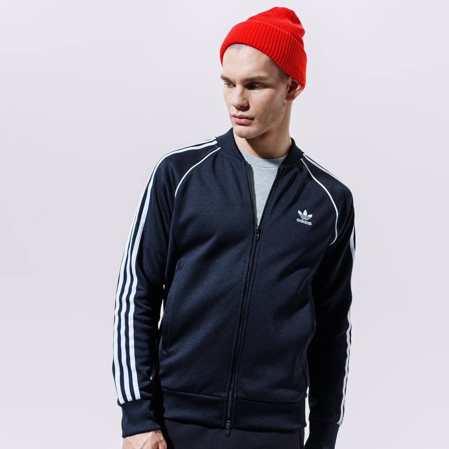 Bluza męska ADIDAS SS TRACK TOP  GF0198 CZARNY
