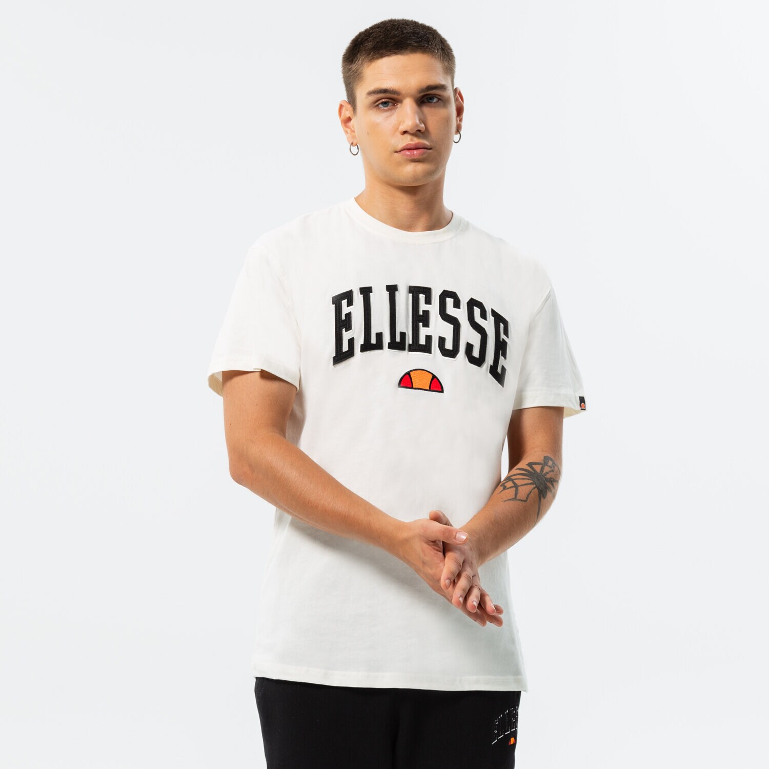 Koszulka, t-shirt sportowy męski ELLESSE T-SHIRT COLUMBIA TEE OFF WHT SHP16225904 BIAŁY