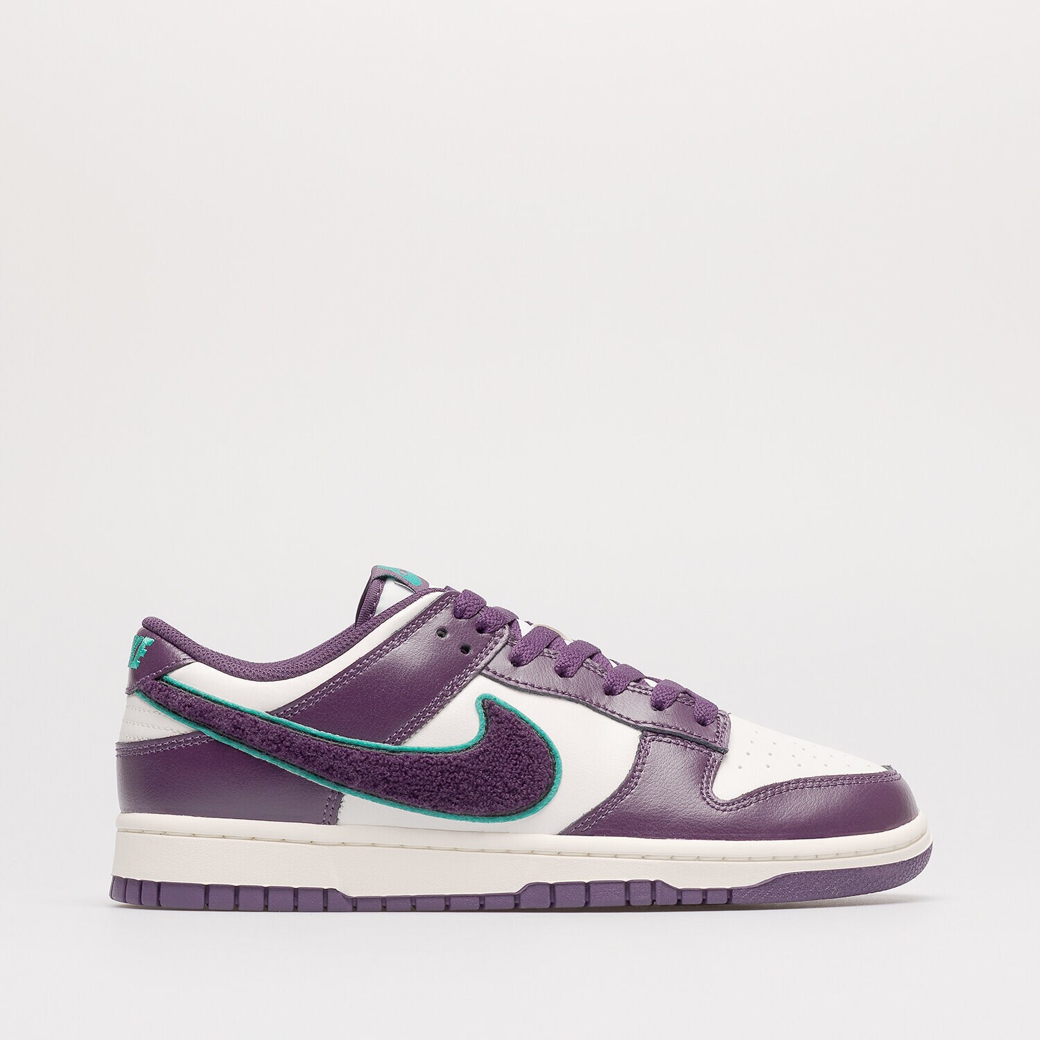 Buty sneakersy męskie NIKE DUNK LOW RETRO DQ7683-100 FIOLETOWY