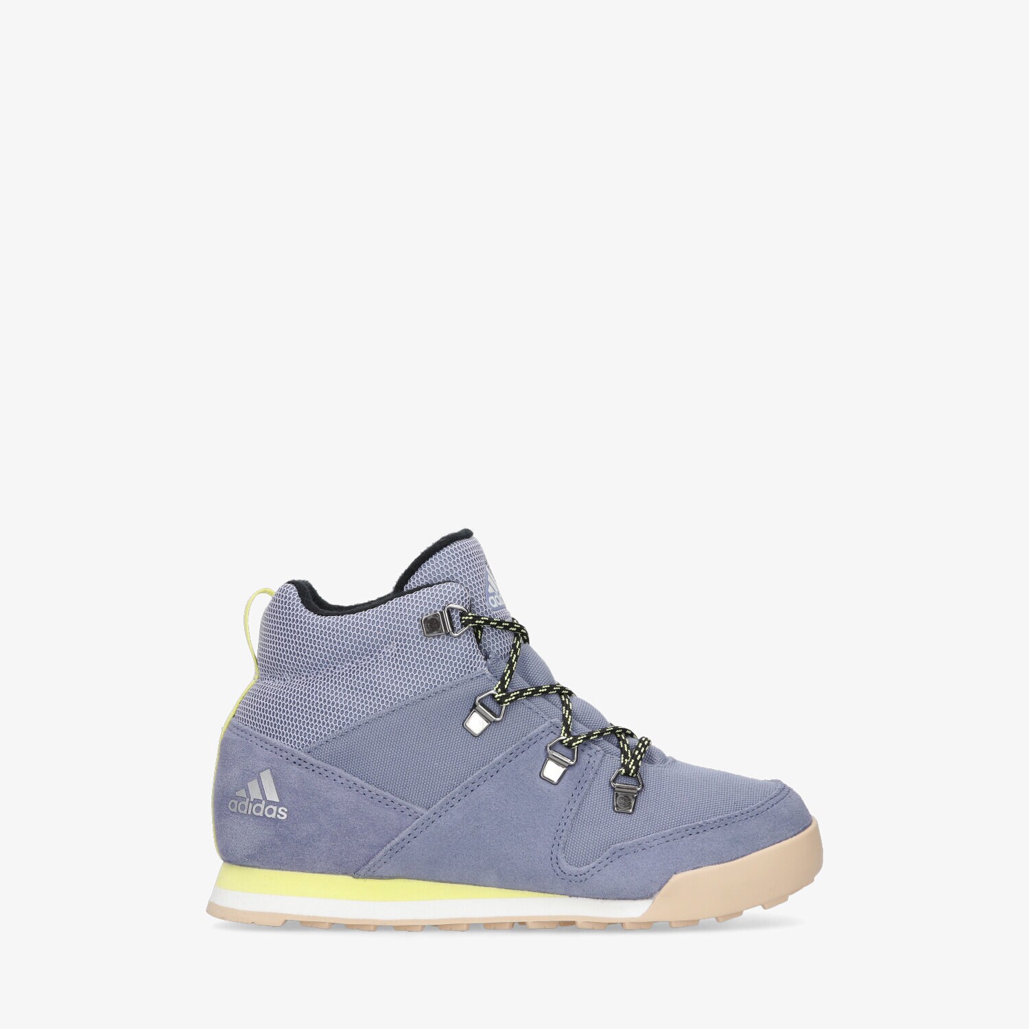 Buty zimowe, trekkingowe, outdoor dla dzieci ADIDAS SNOWPITCH K FZ2604 FIOLETOWY