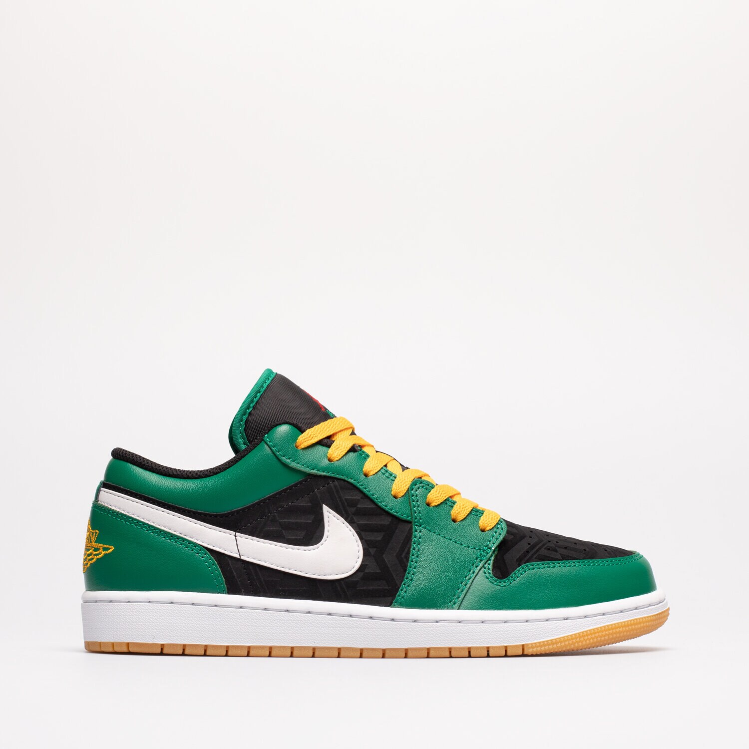 Buty sneakersy męskie AIR JORDAN 1 LOW SE DQ8422-300 ZIELONY