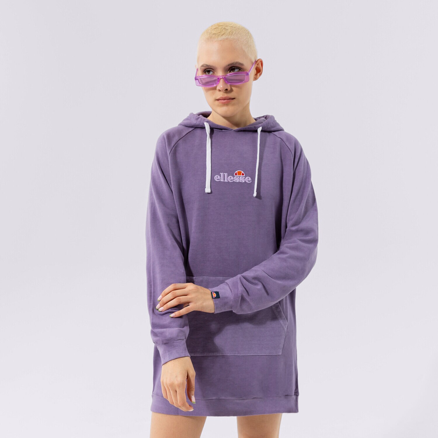 Bluza damska ELLESSE BLUZA Z KAPTUREM TRIPHALA DRESS PRPL SGK13152305 FIOLETOWY
