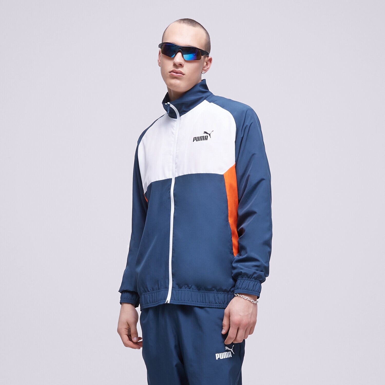 PUMA KOMPLET WOVEN TRACKSUIT CL 67398016 GRANATOWY