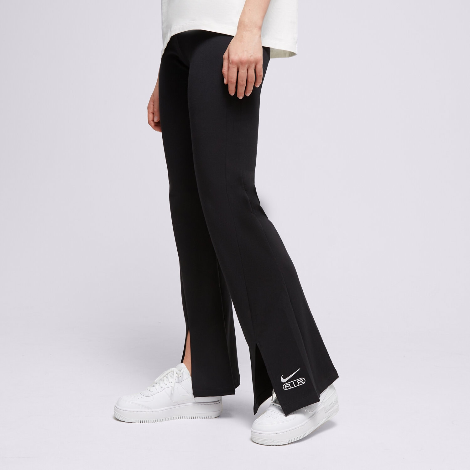 Spodnie sportowe damskie NIKE SPODNIE W NSW AIR HR TIGHT FN1891-010 CZARNY