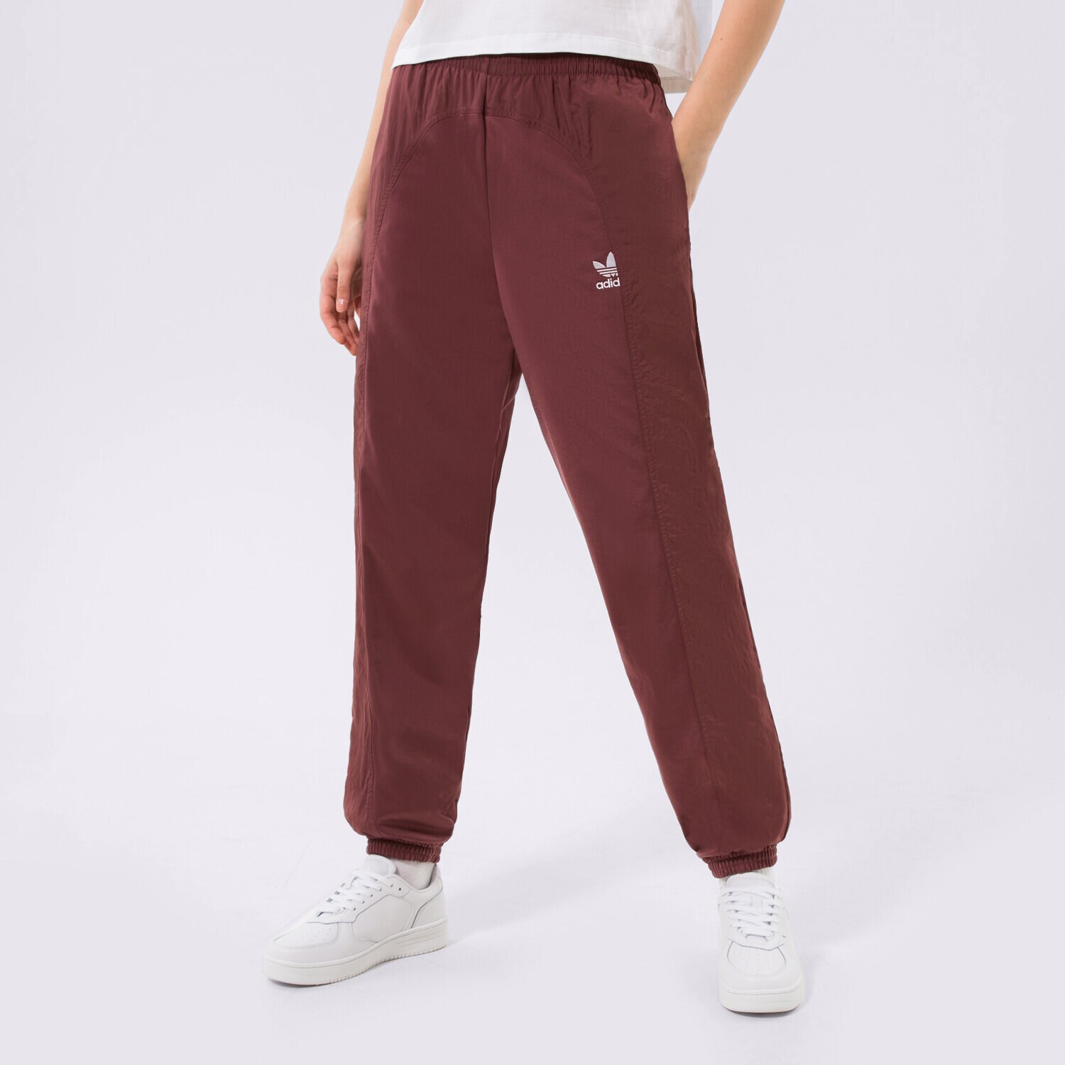 Spodnie sportowe damskie ADIDAS SPODNIE PANTS HC7043 BORDOWY