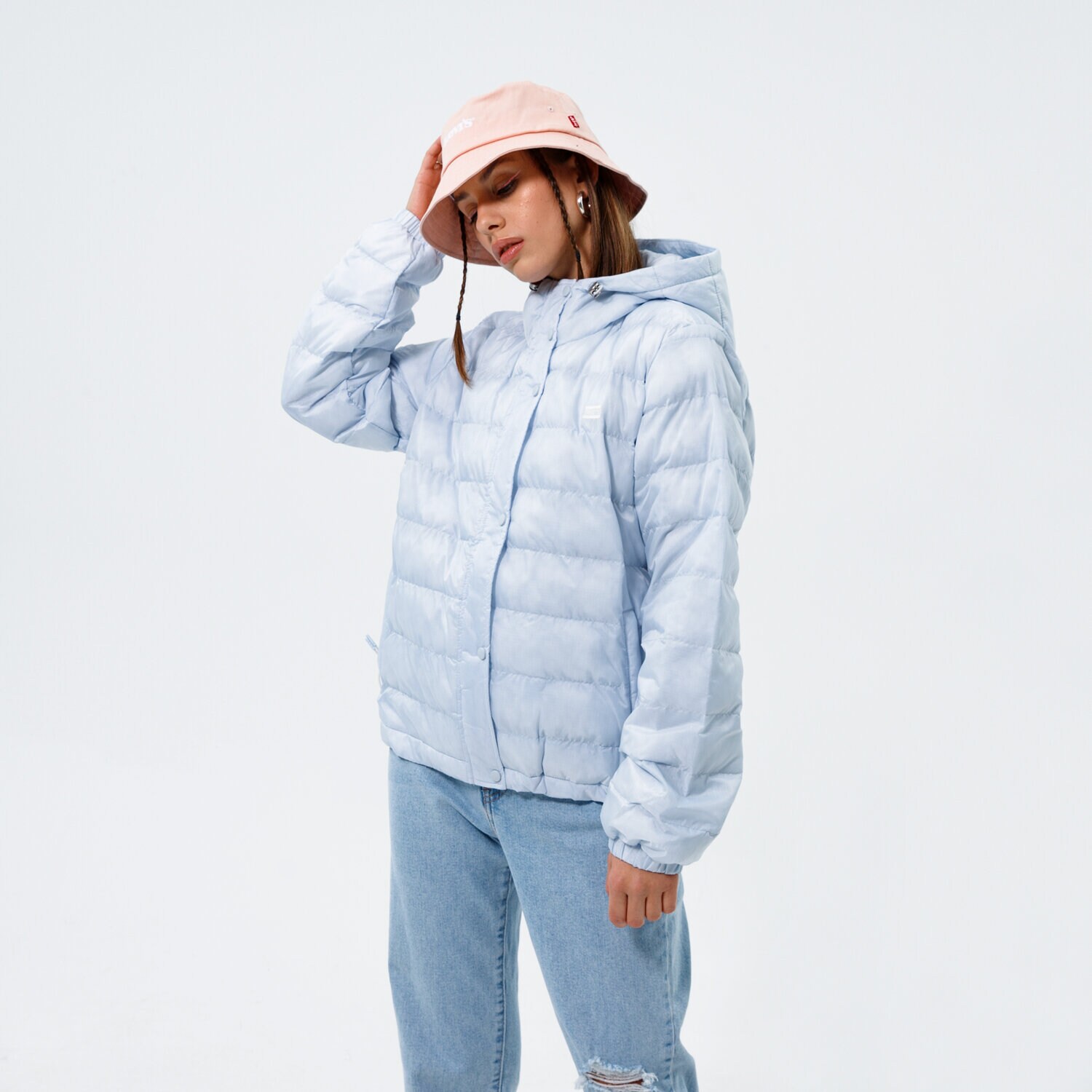 Kurtka zimowa damska LEVI'S KURTKA ZIMOWA EDIE PACKABLE JACKET A06750002 NIEBIESKI