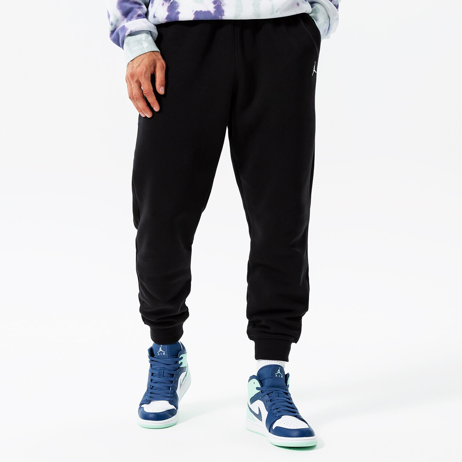 Spodnie sportowe męskie JORDAN SPODNIE M J ESS FLC PANT DQ7340-010 CZARNY