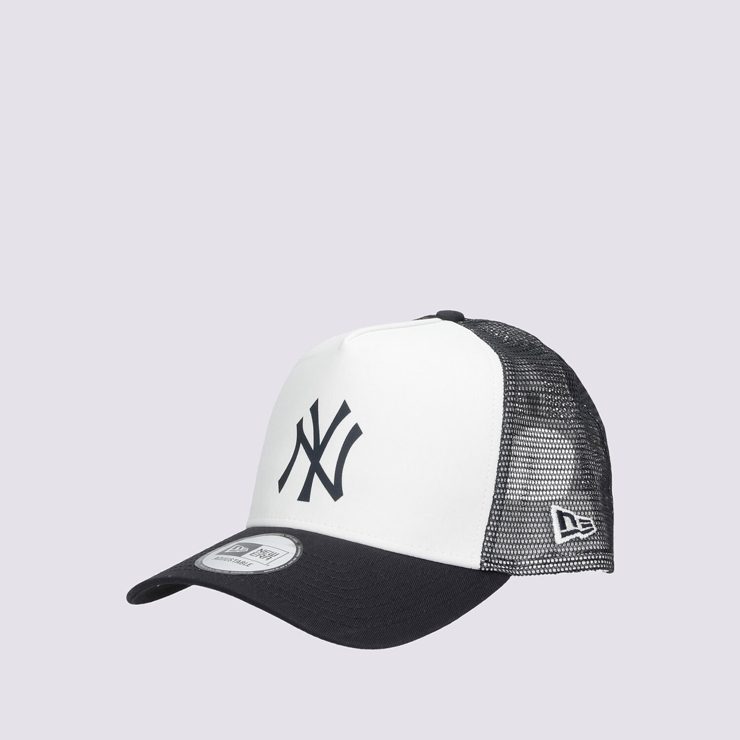 Czapka z daszkiem męska NEW ERA CZAPKA TEAM BLOCK TRUCKER NYY NEW YORK YANKEES 12380796 BIAŁY