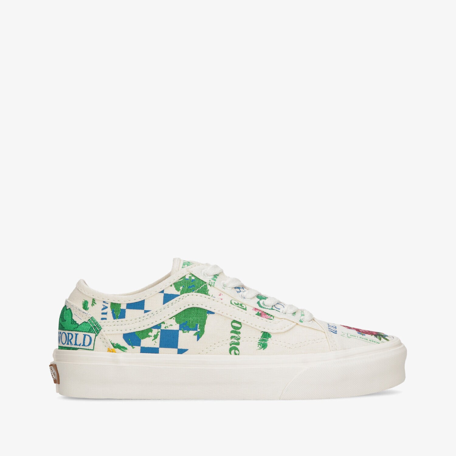 Buty sneakersy damskie VANS UA OLD SKOOLTAPERED VN0A54F4AS1 BIAŁY