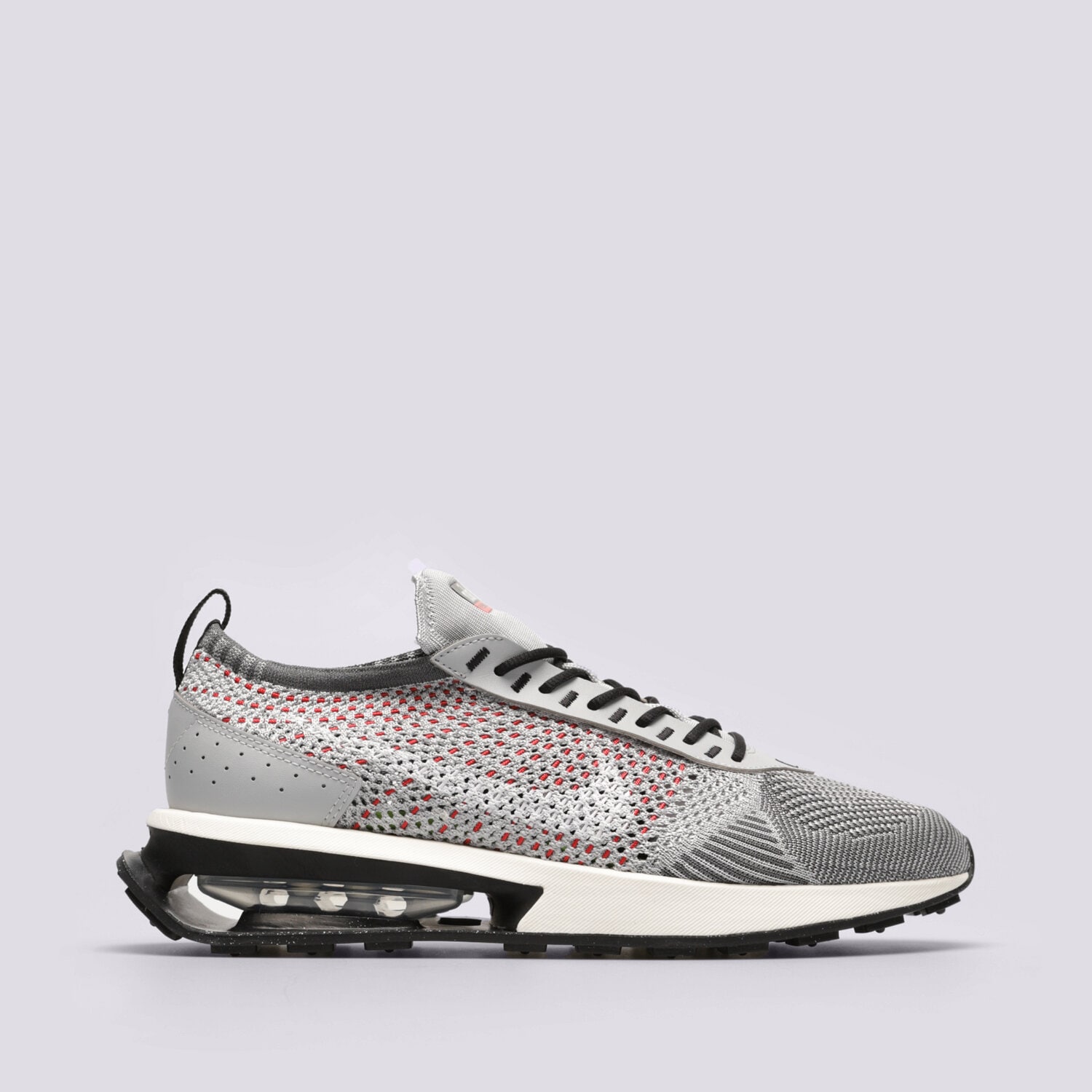 Buty sneakersy męskie NIKE AIR MAX FLYKNIT RACER FD4610-001 SZARY