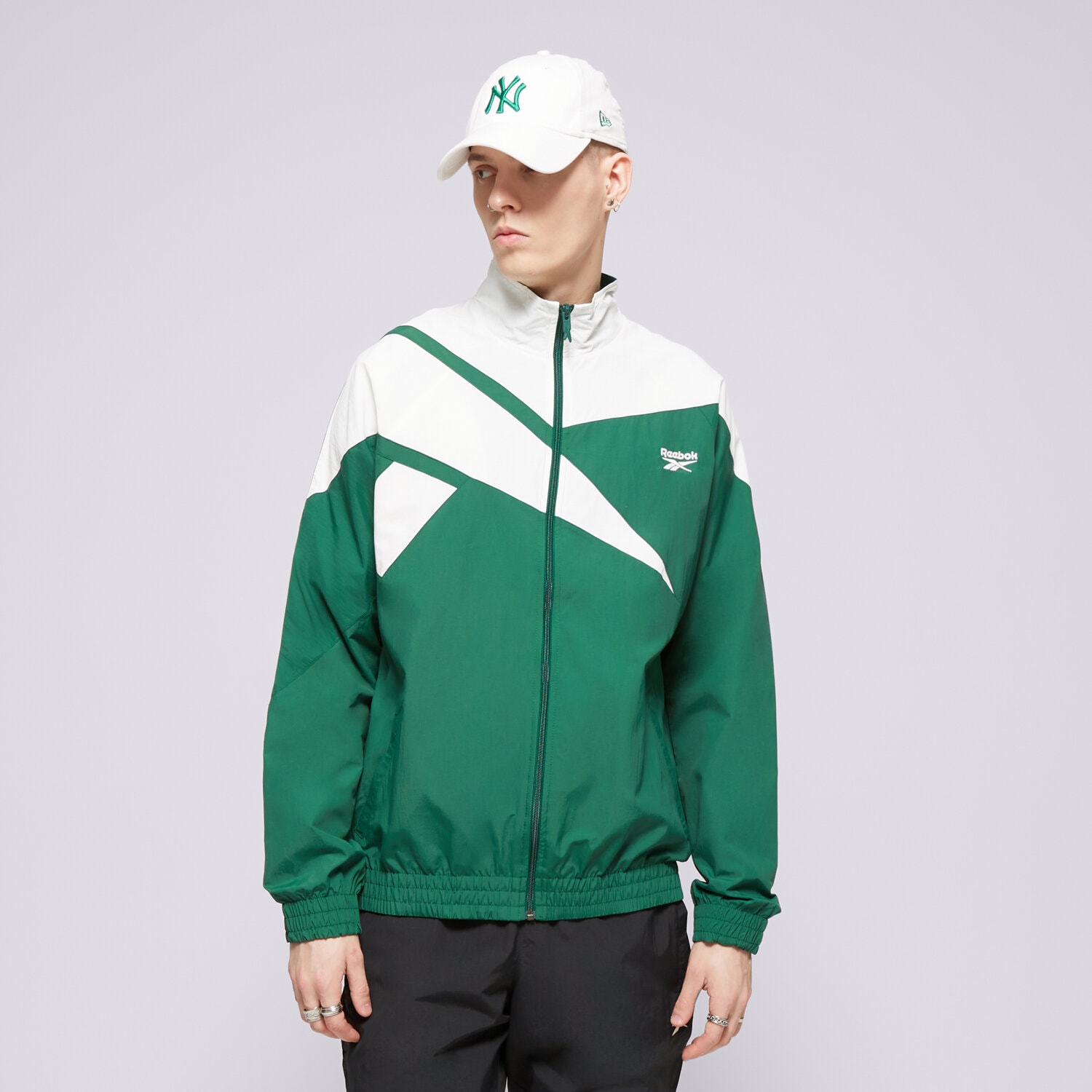Bluza męska REEBOK BLUZA CL F FR TRACKTOP 100075946 ZIELONY