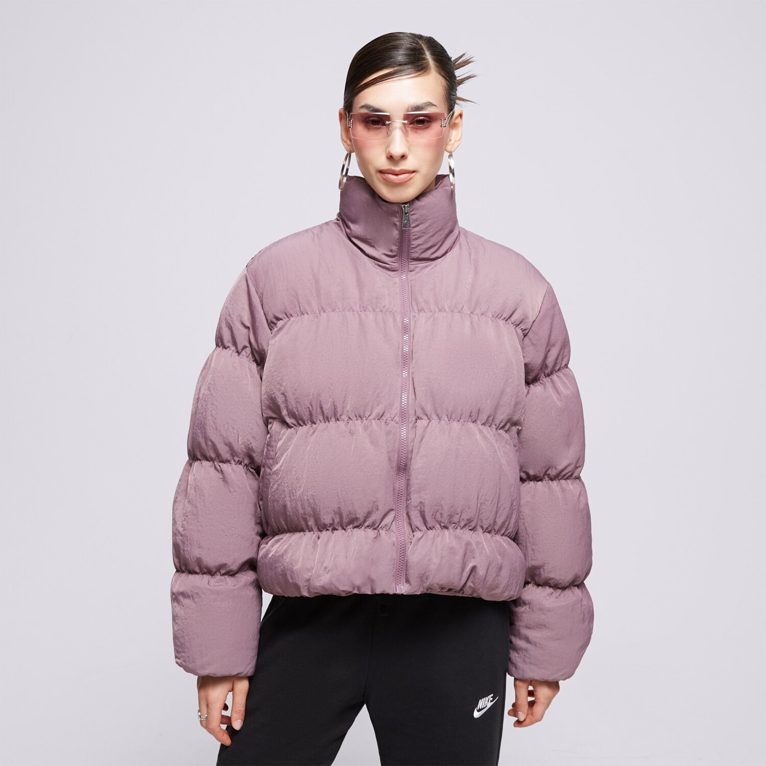 Kurtka zimowa damska JORDAN KURTKA ZIMOWA W J  FB5149-508 FIOLETOWY