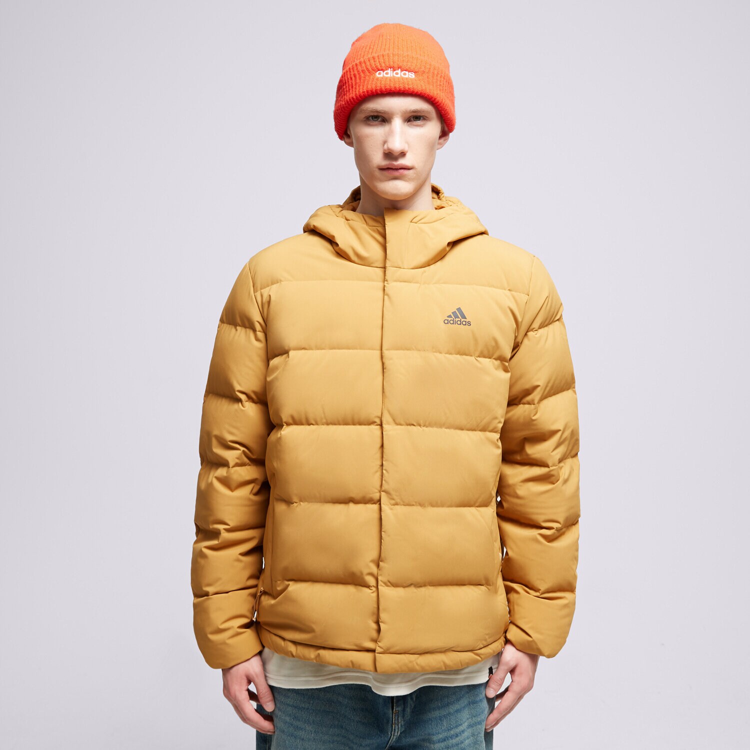 Kurtka zimowa męska ADIDAS KURTKA ZIMOWA HELIONIC HO JKT HG8748 Neon różowy