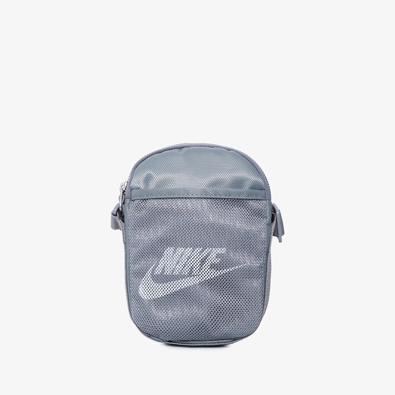 Torba sportowa damska na ramię NIKE TOREBKA HERITAGE BA5871-073 SZARY